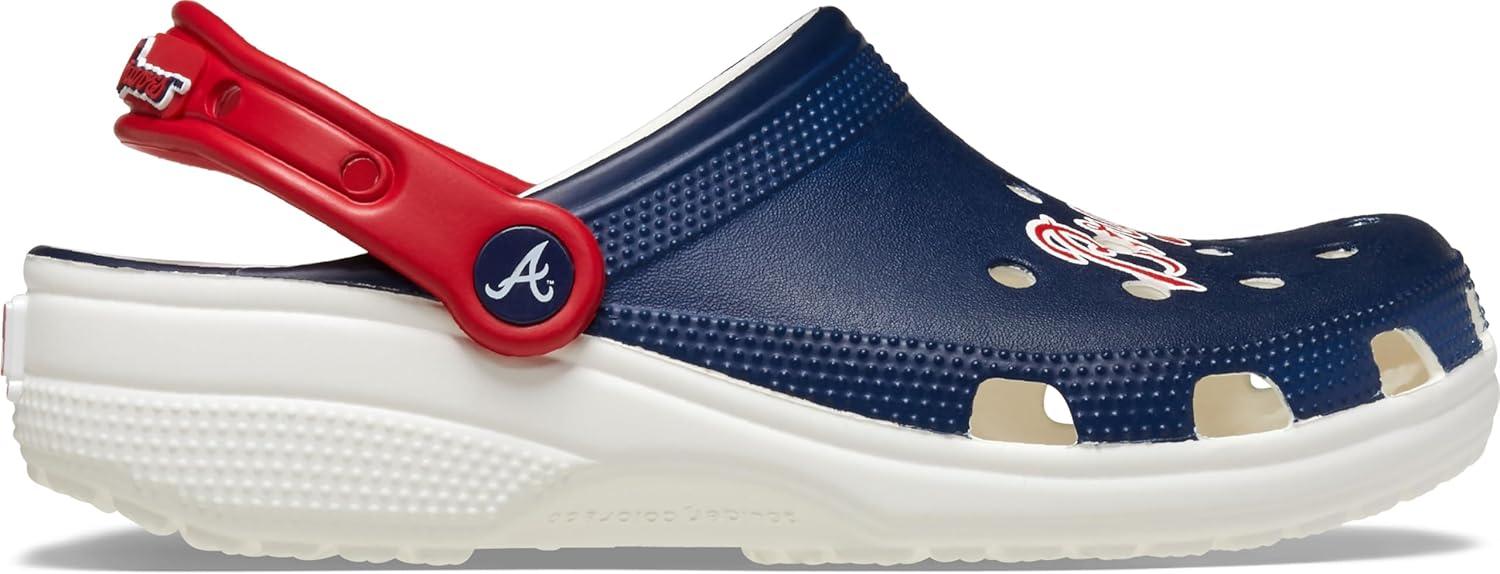 imageCrocs UnisexAdult MLB Classic ClogsAtlanta Braves
