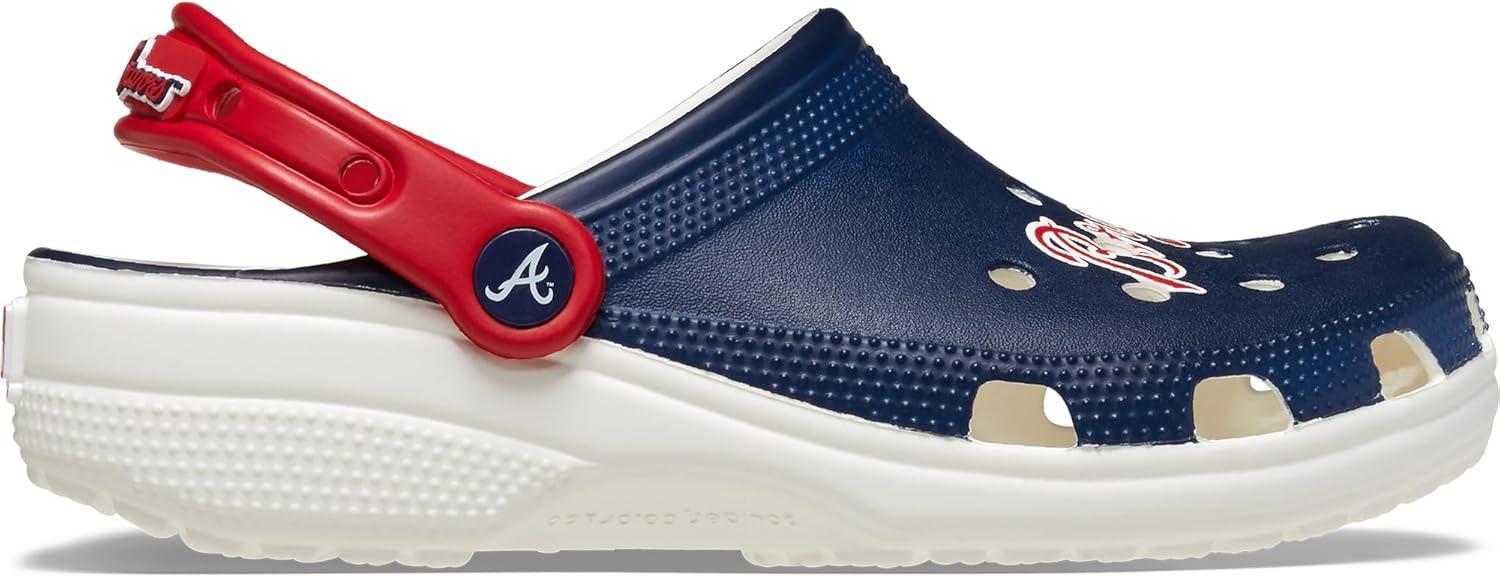 imageCrocs UnisexAdult MLB Classic ClogsAtlanta Braves