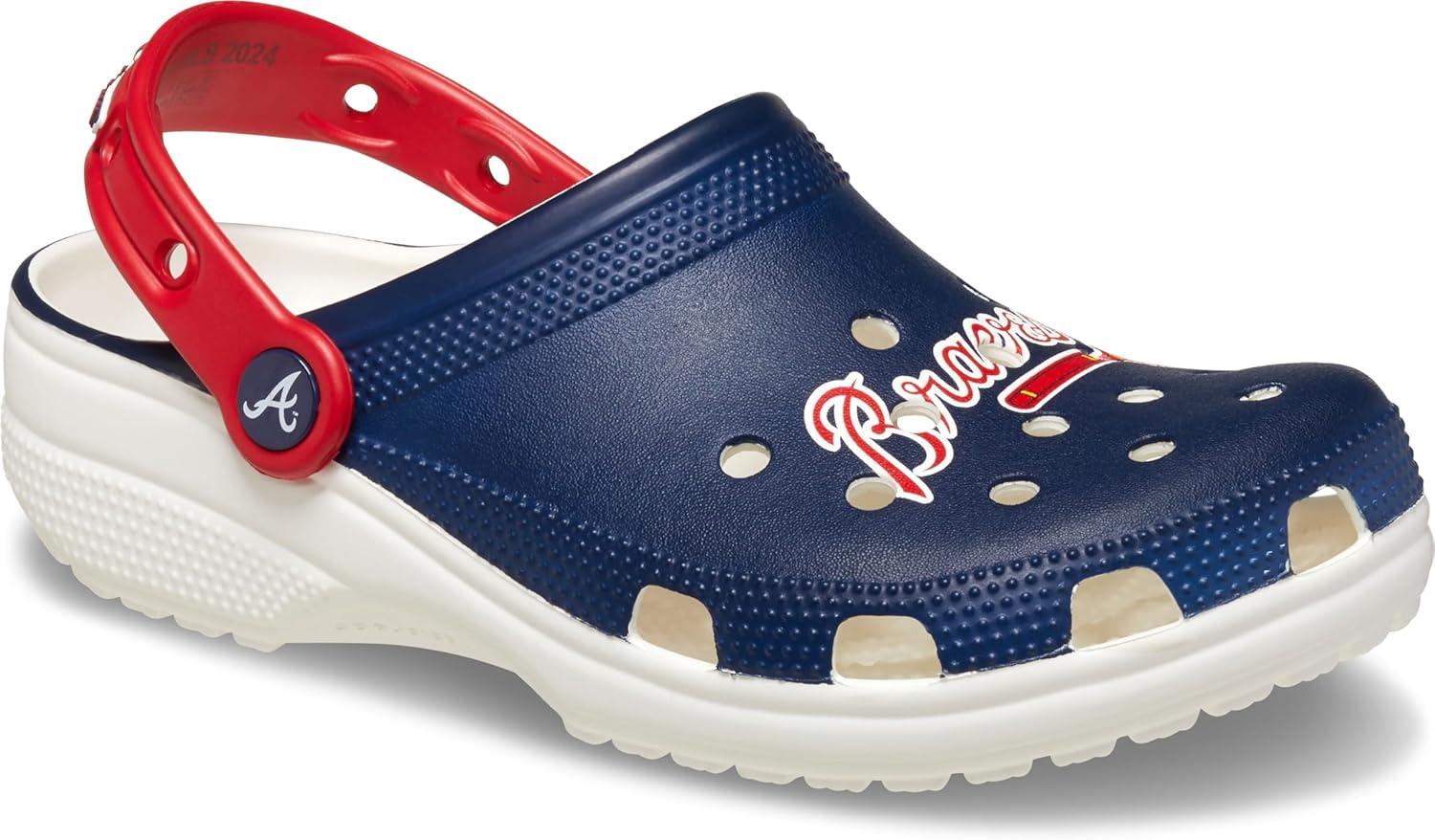 imageCrocs UnisexAdult MLB Classic ClogsAtlanta Braves