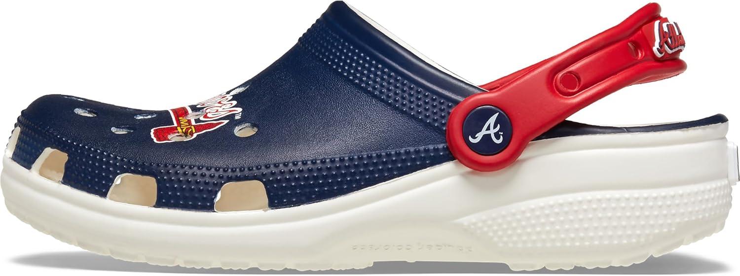 imageCrocs UnisexAdult MLB Classic ClogsAtlanta Braves
