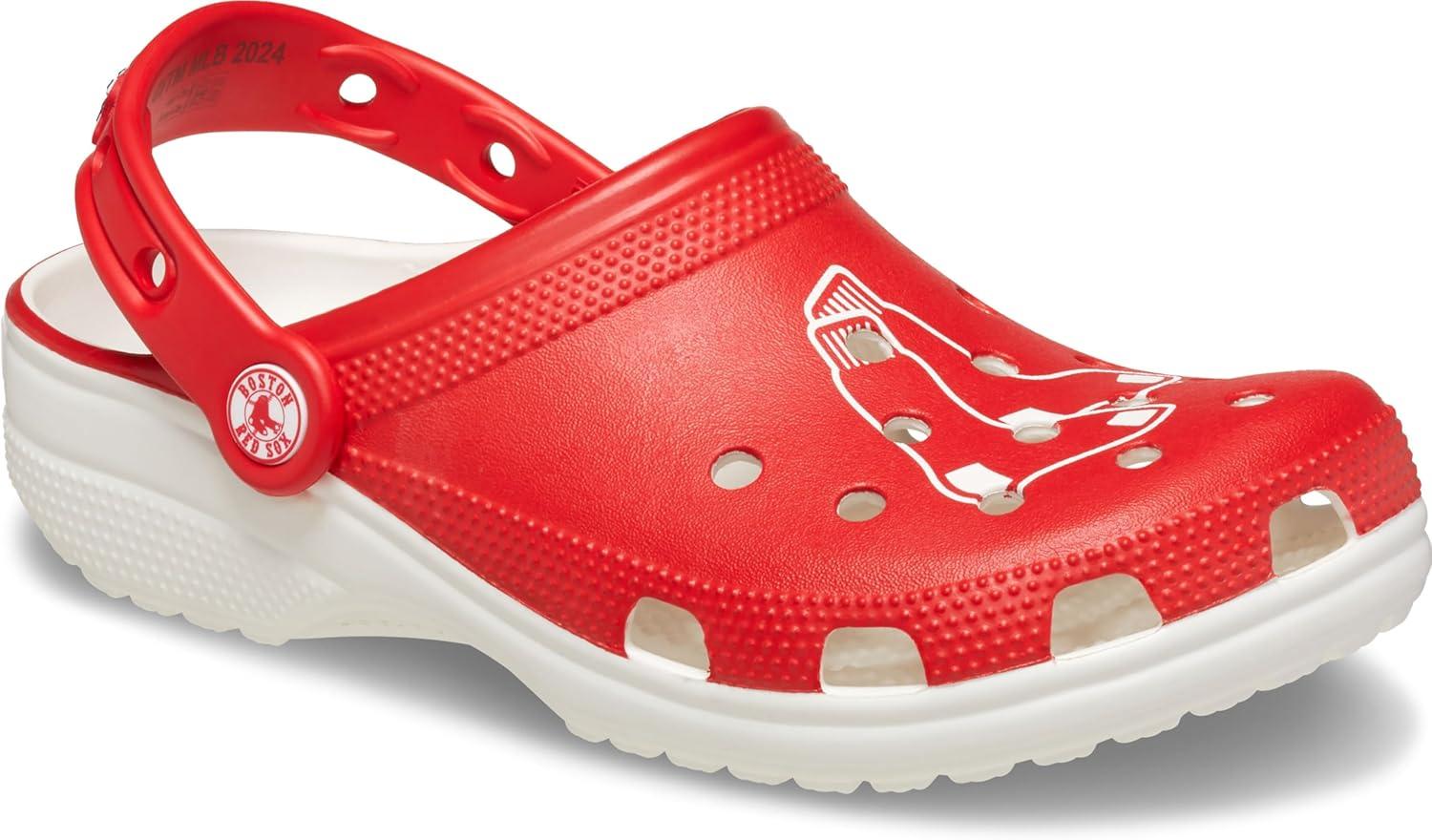 imageCrocs UnisexAdult MLB Classic ClogsBoston Red Sox