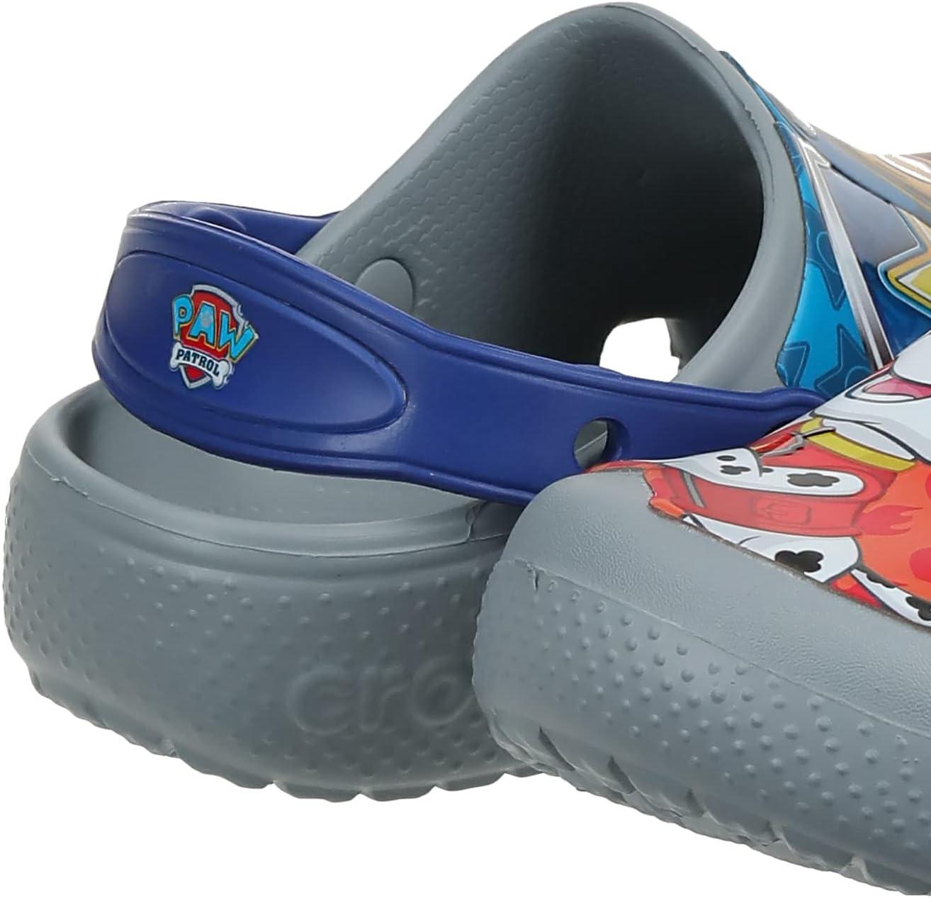 imageCrocs UnisexChild Paw Patrol Clogs Kid and Toddler ShoesLight GreyBlue