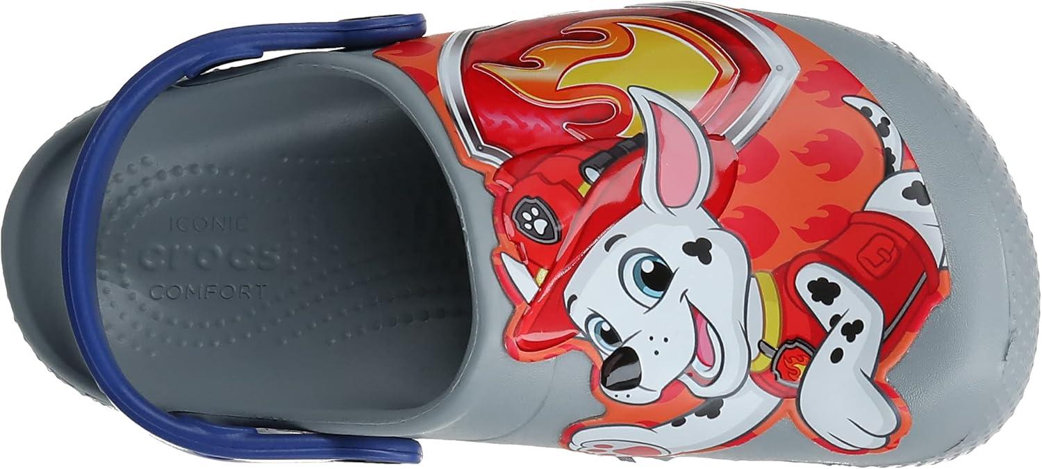 imageCrocs UnisexChild Paw Patrol Clogs Kid and Toddler ShoesLight GreyBlue