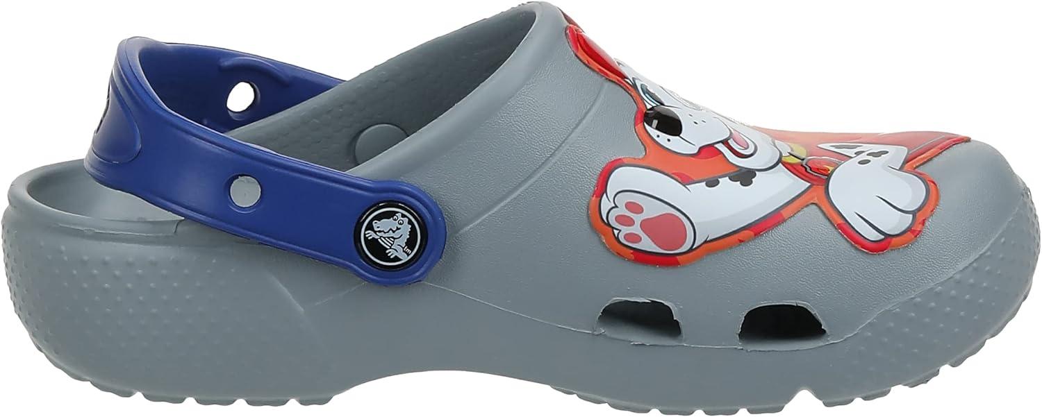 imageCrocs UnisexChild Paw Patrol Clogs Kid and Toddler ShoesLight GreyBlue