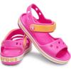 Crocs Kids’ Crocband Sandals(Electric Pink/Cantaloupe)