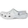 Crocs Unisex Adult Classic Marbled Tie-Dye Clogs(Grey Swirl)