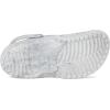 Crocs Unisex Adult Classic Marbled Tie-Dye Clogs(Grey Swirl)