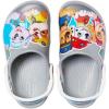 Crocs Unisex-Child Paw Patrol Clogs, Kid and Toddler Shoes(Light Grey)
