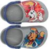 Crocs Unisex-Child Paw Patrol Clogs, Kid and Toddler Shoes(Light Grey/Blue)