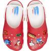 Crocs Unisex-Child Sonic The Hedgehog Classic Clogs, Kids and Toddler Shoes(Red)