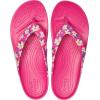 Crocs Women’s Kadee II Flip Flops(Multicolour Floral Candy Pink 92l)