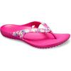 Crocs Women’s Kadee II Flip Flops(Multicolour Floral Candy Pink 92l)