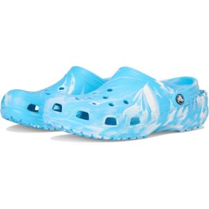 Crocs Unisex Adult Classic Marbled Tie-Dye Clogs(Tinted Glass/Multi)