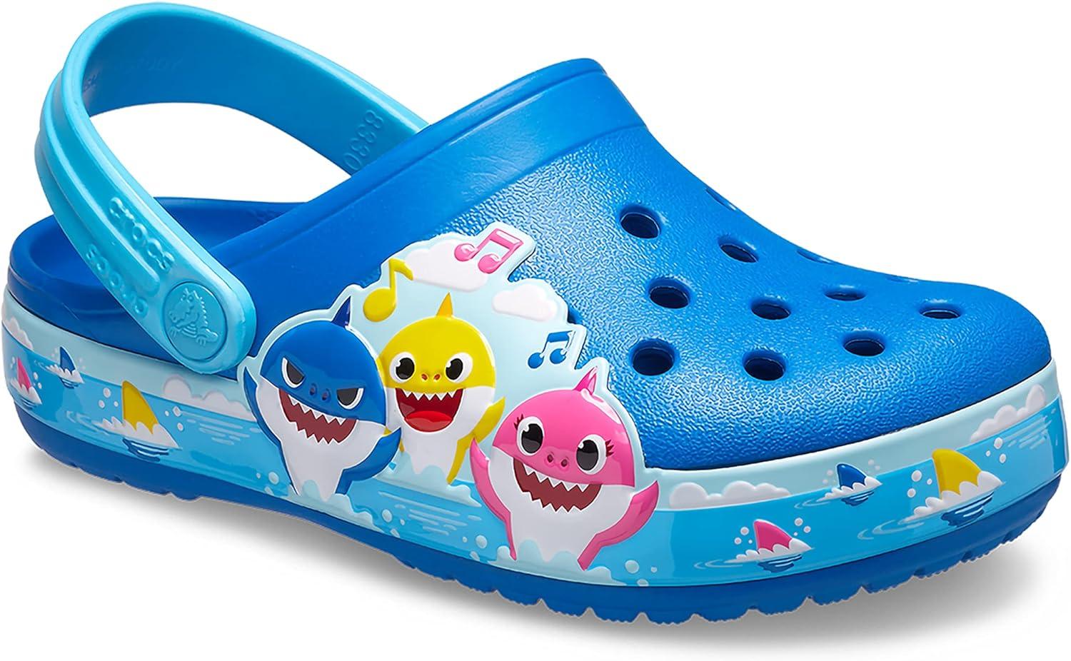 imageCrocs UnisexChild Fun Lab Baby Shark Band ClogBaby Shark