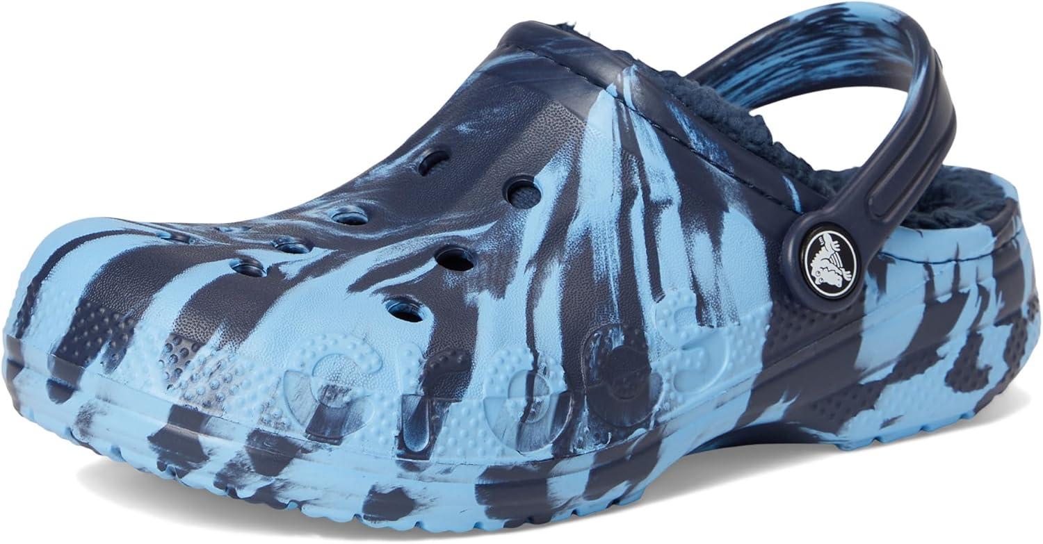 imageCrocs UnisexChild Via Lined Clogs Little KidNavyMulti