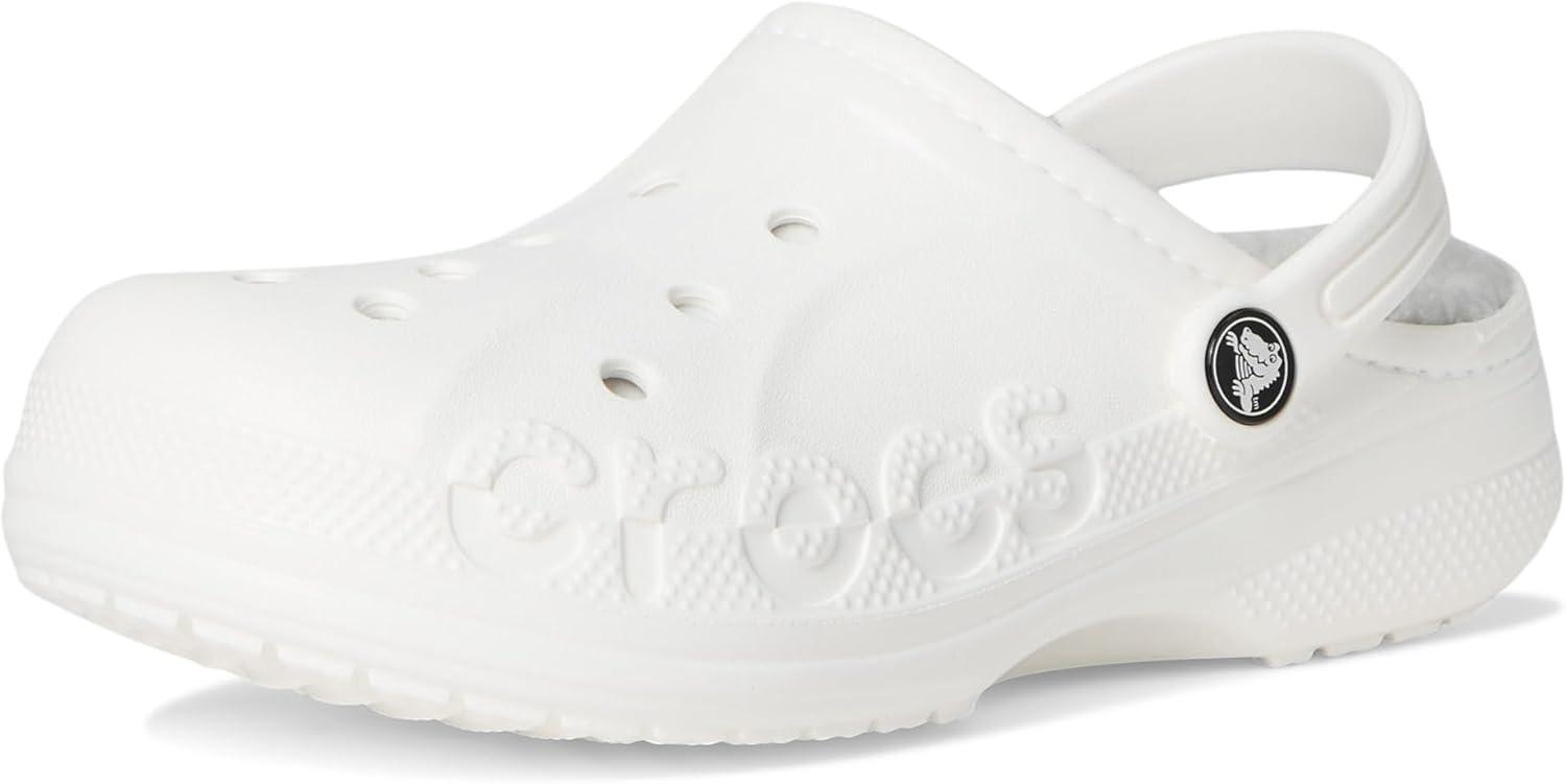 imageCrocs UnisexChild Via Lined Clogs Little KidWhite