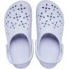 Crocs Kids’ Classic Floral Design Clogs(Purple Moon)