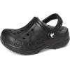 Crocs Unisex-Child Via Lined Clogs (Little Kid)(Black)