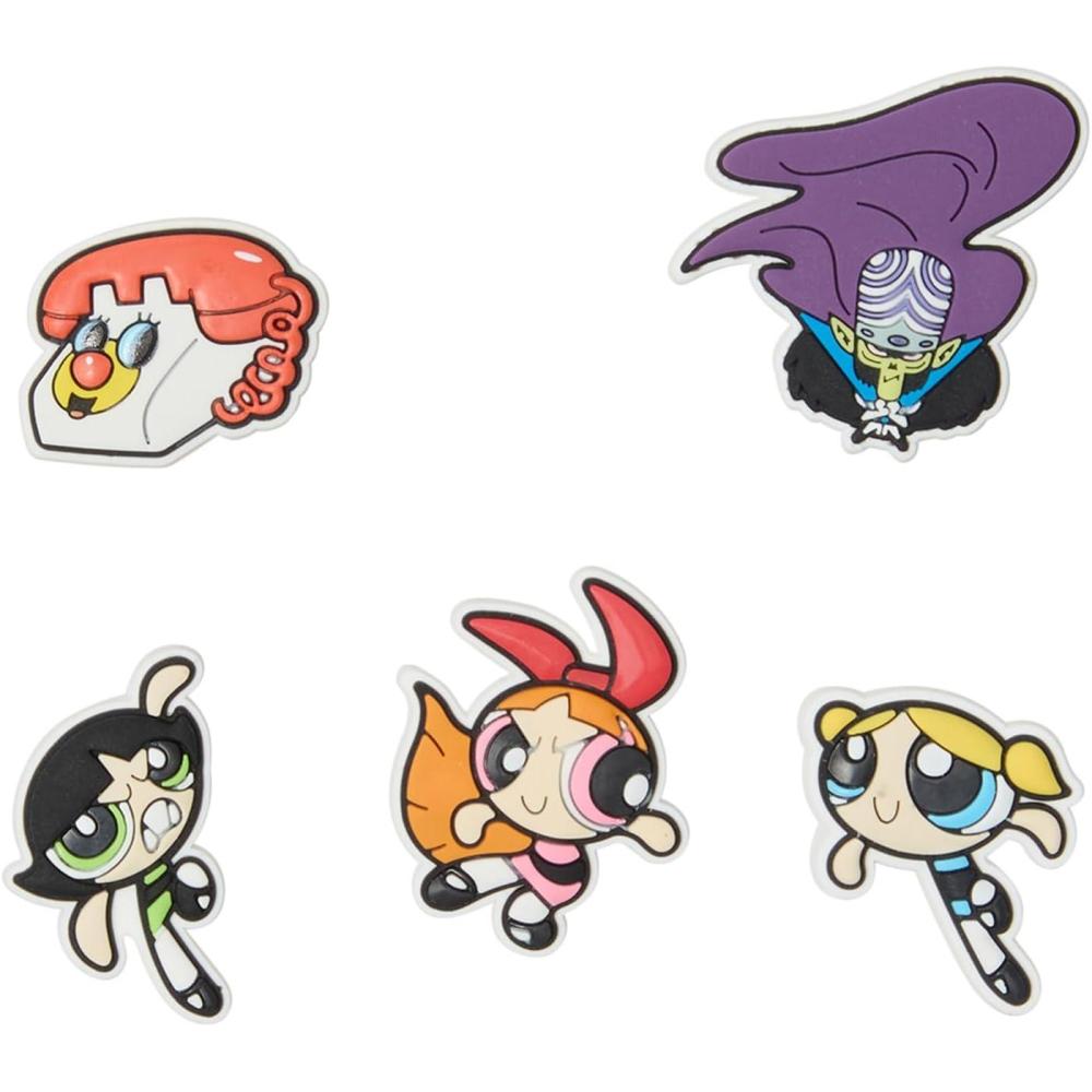 imageCrocs Jibbitz 3Pack Character Shoe Charms JibbitzPowepuff Girls 5Pack