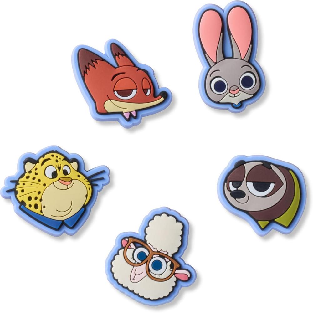 imageCrocs Jibbitz Disney Shoe Charm Packs Zootopia 5Pack