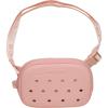 Crocs Classic Belt Waist Bag, Customizable Fanny Pack, Personalize with Jibbitz Charms, Pink Milk, One Size(Powder Pink)