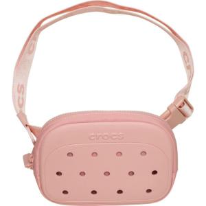 Crocs Classic Belt Waist Bag, Customizable Fanny Pack, Personalize with Jibbitz Charms, Pink Milk, One Size(Powder Pink)