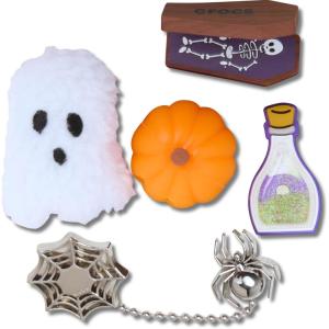 Crocs Unisex Jibbitz Holiday Packs Spooky Halloween Onesize
