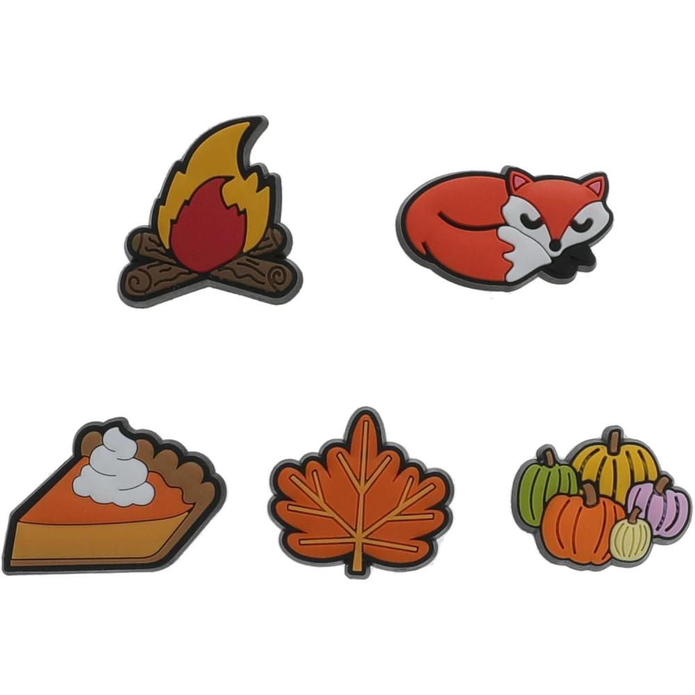 imageCrocs unisexadult Jibbitz Shoe Charms  Halloween Multi Pack Horror CharmsAutumn 5Pack