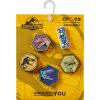 Crocs Jibbitz TV and Movie Shoe Charm Packs(Jurassic Park)