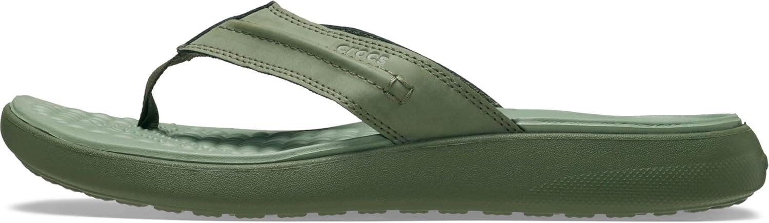 imageCrocs Mens Yukon Vista II Flip FlopsArmy Green