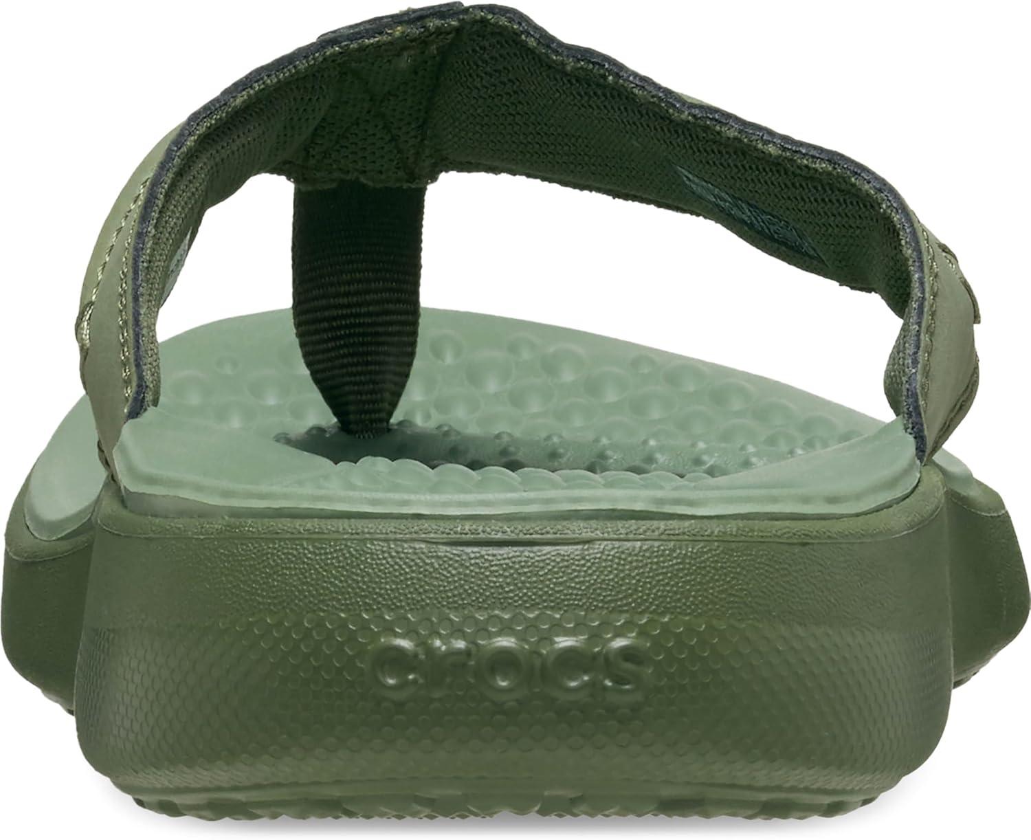 imageCrocs Mens Yukon Vista II Flip FlopsArmy Green