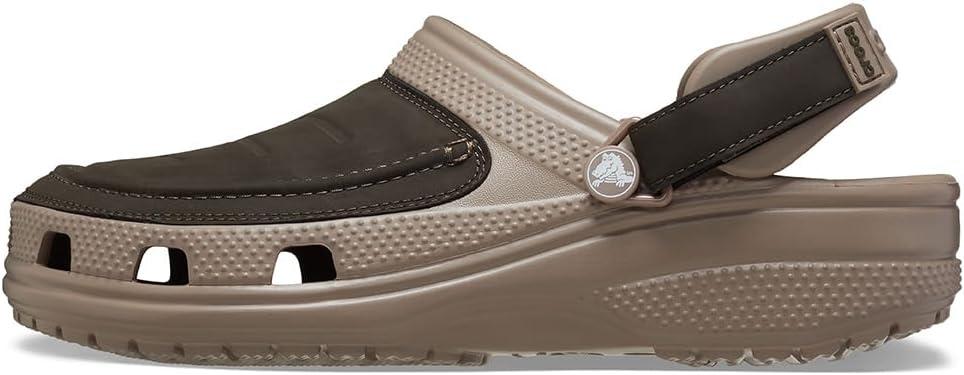 imageCrocs Mens Yukon Vista II Flip FlopsMushroomChocolate