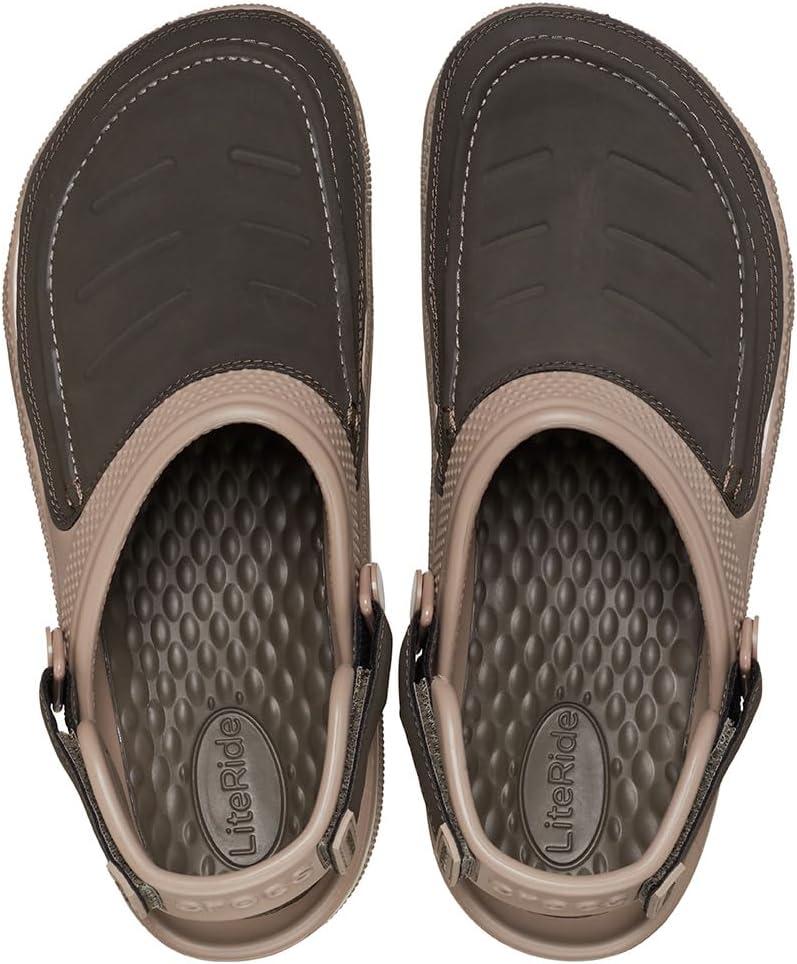 imageCrocs Mens Yukon Vista II Flip FlopsMushroomChocolate