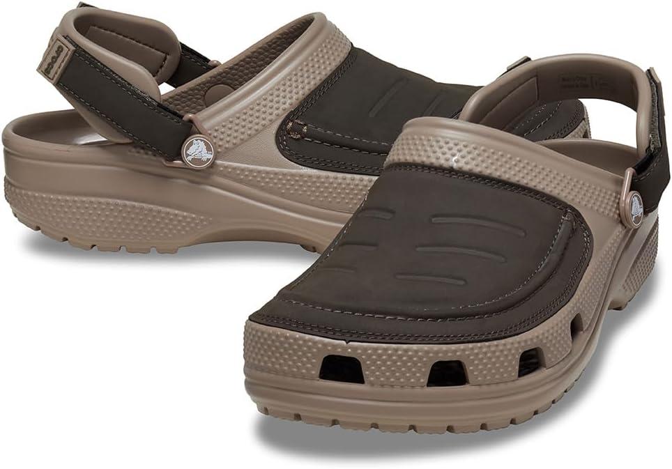 imageCrocs Mens Yukon Vista II Flip FlopsMushroomChocolate