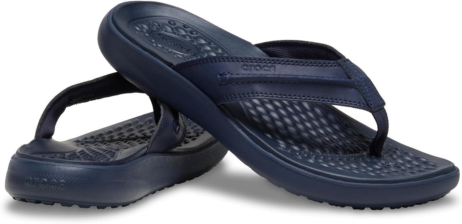 imageCrocs Mens Yukon Vista II Flip FlopsNavy