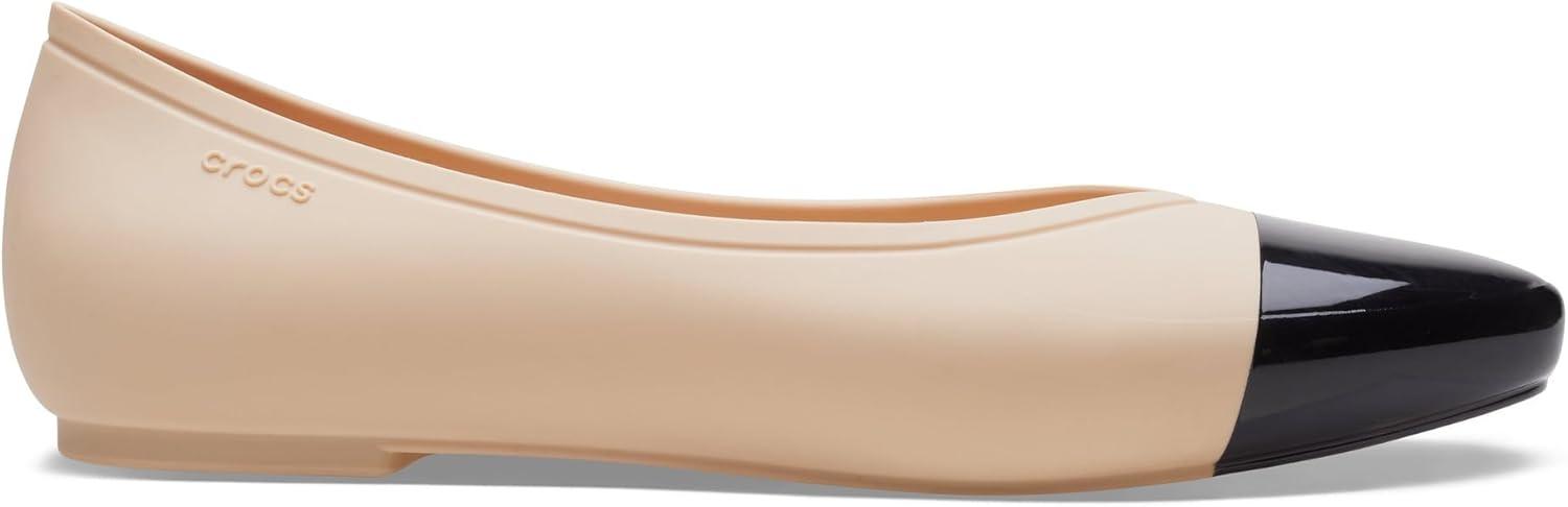 imageCrocs Womens Brooklyn Pointed FlatShitake Dipped