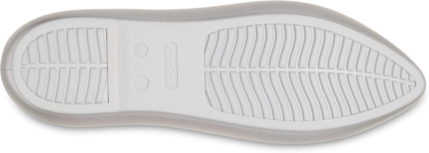 imageCrocs Womens Brooklyn Pointed FlatSilver Metallic