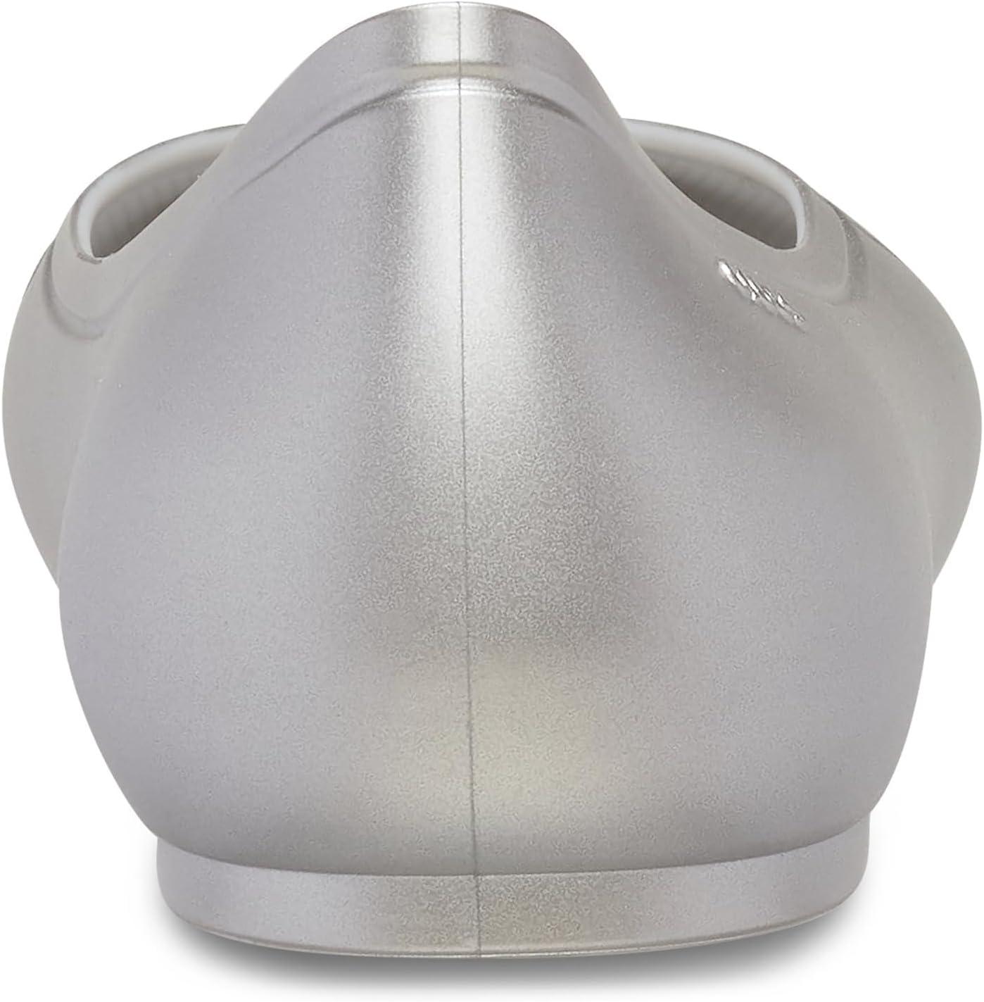 imageCrocs Womens Brooklyn Pointed FlatSilver Metallic