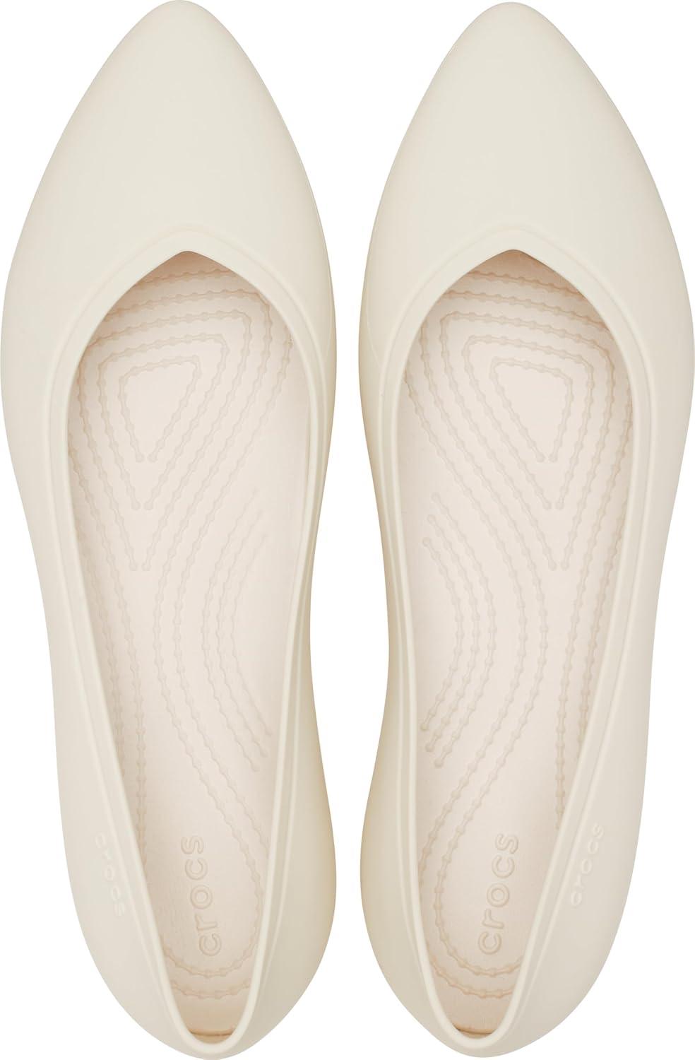 imageCrocs Womens Brooklyn Pointed FlatStucco