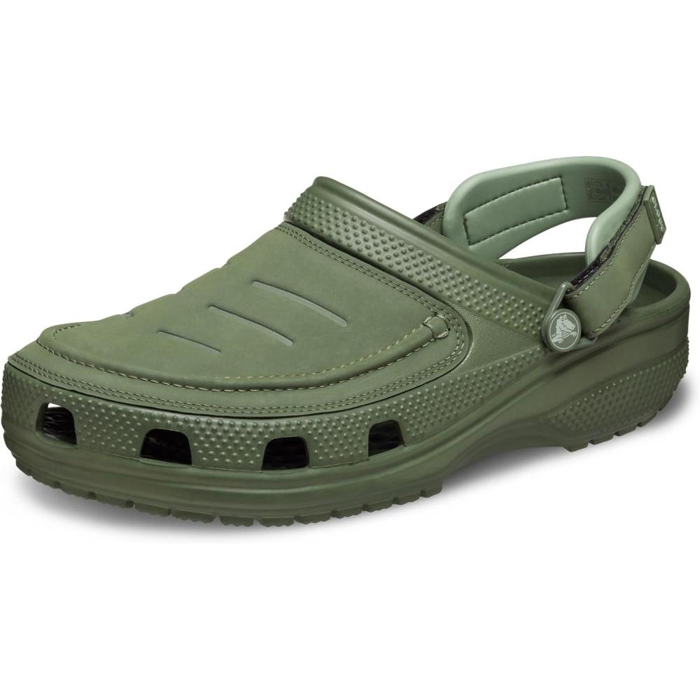 imageCrocs Mens Yukon Vista II Flip FlopsGreen Military Green