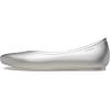 Crocs Womens Brooklyn Pointed Flat(Silver Metallic)