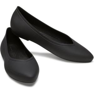 Crocs Womens Brooklyn Pointed Flat(Black 1)