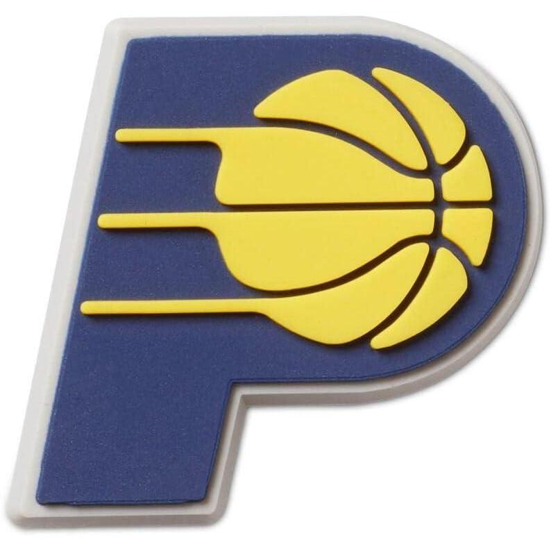 imageCrocs UnisexAdult Jibbitz Shoe Charms NBA Basketball Team Shoe Charm Singles Sports Charms for Boys and GirlsIndiana Pacers
