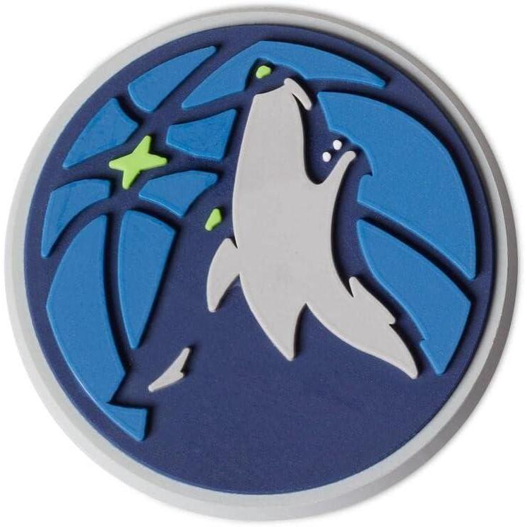 imageCrocs UnisexAdult Jibbitz Shoe Charms NBA Basketball Team Shoe Charm Singles Sports Charms for Boys and GirlsMinnesotatimberwolves