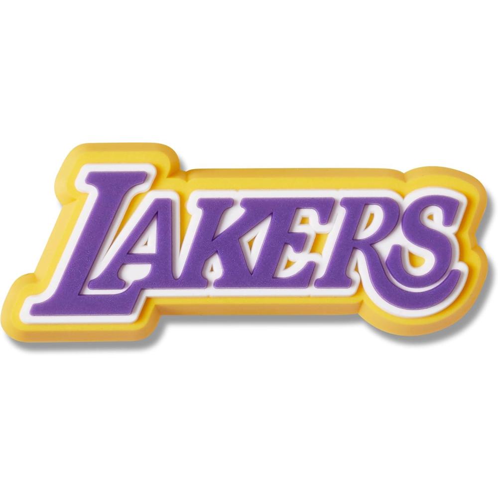 imageCrocs UnisexAdult Jibbitz Shoe Charms NBA Basketball Team Shoe Charm Singles Sports Charms for Boys and GirlsNba Los Angeles Lakers