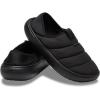 Crocs Unisex-Adult Classic Unfurgettable Lined Clogs, Fuzzy Slippers(Black/Black)