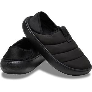 Crocs Unisex-Adult Classic Unfurgettable Lined Clogs, Fuzzy Slippers(Black/Black)