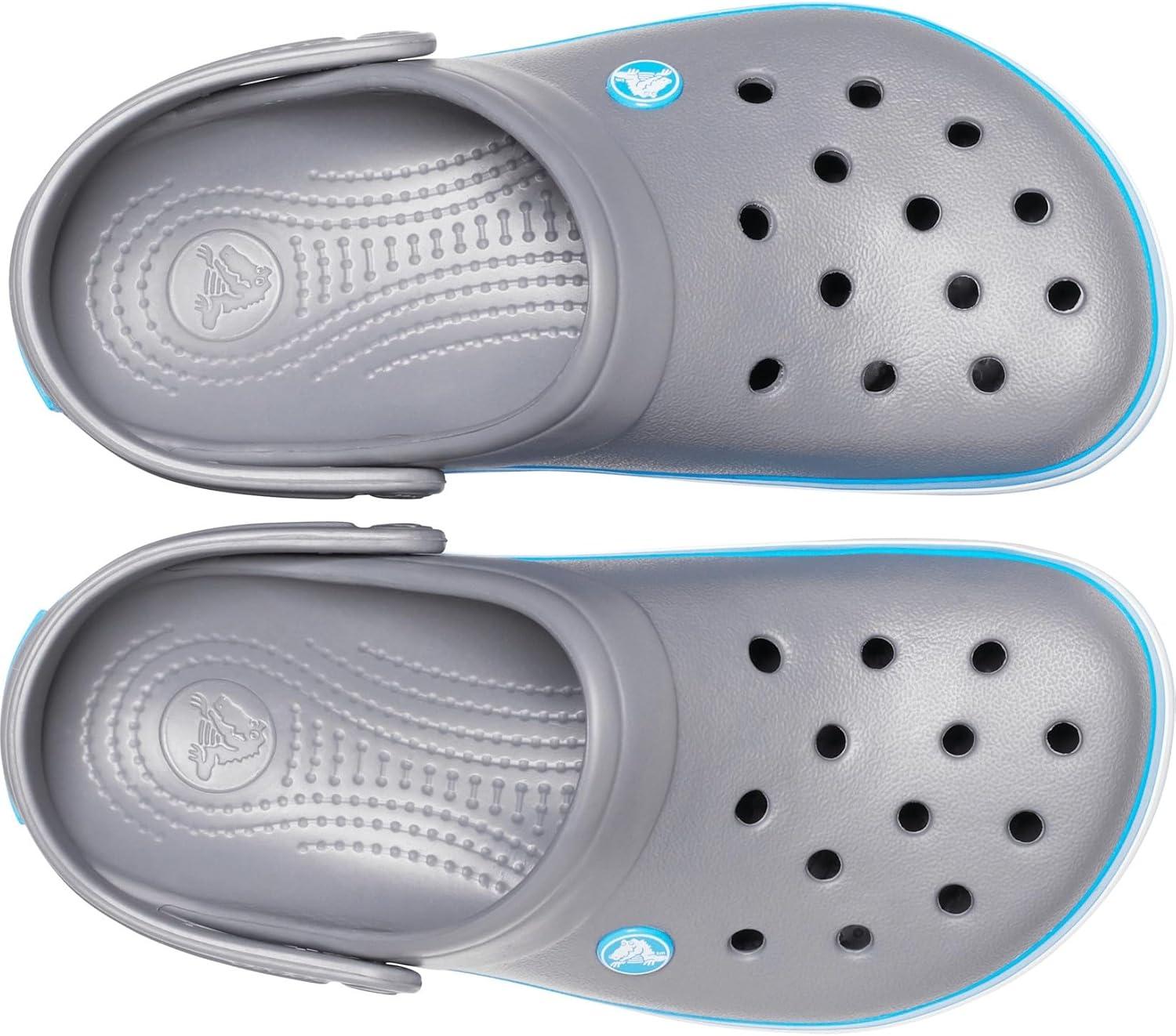 imageCrocs Unisex Adult Crocband ClogCharcoalOcean