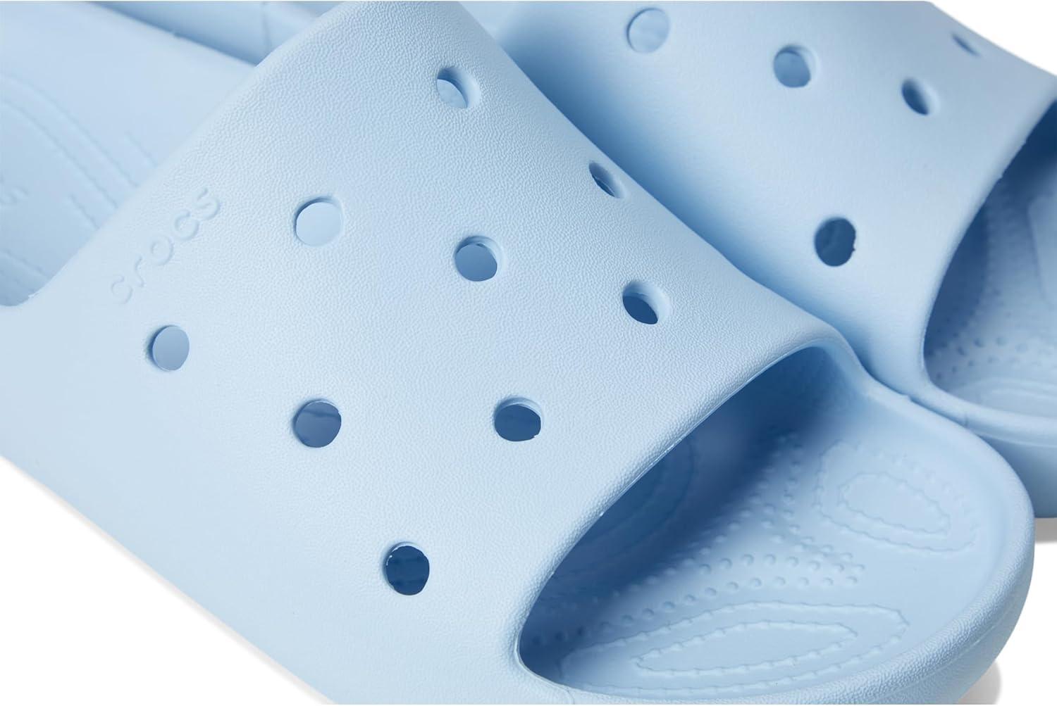 imageCrocs unisexadult Classic Slide 20Blue Calcite