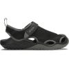 Crocs Men’s Swiftwater Mesh Deck Sandals(Black)